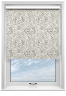 Cipriani, Silver - Twist&Fit Roller Blind